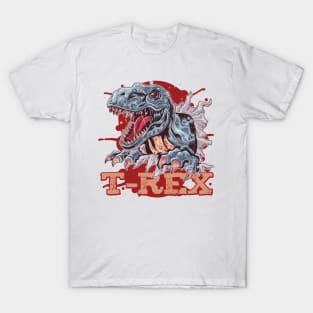 'Vintage T-Rex Distressed' Cool Dinosaurs T Rex Gift T-Shirt